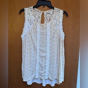 Lauren Conrad sleeveless top size large